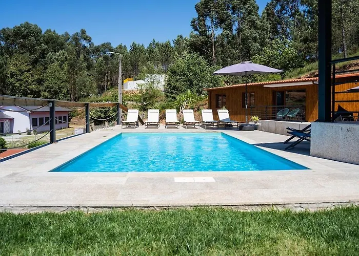 Ferienhaus Chale Da Boucinha Celorico De Basto